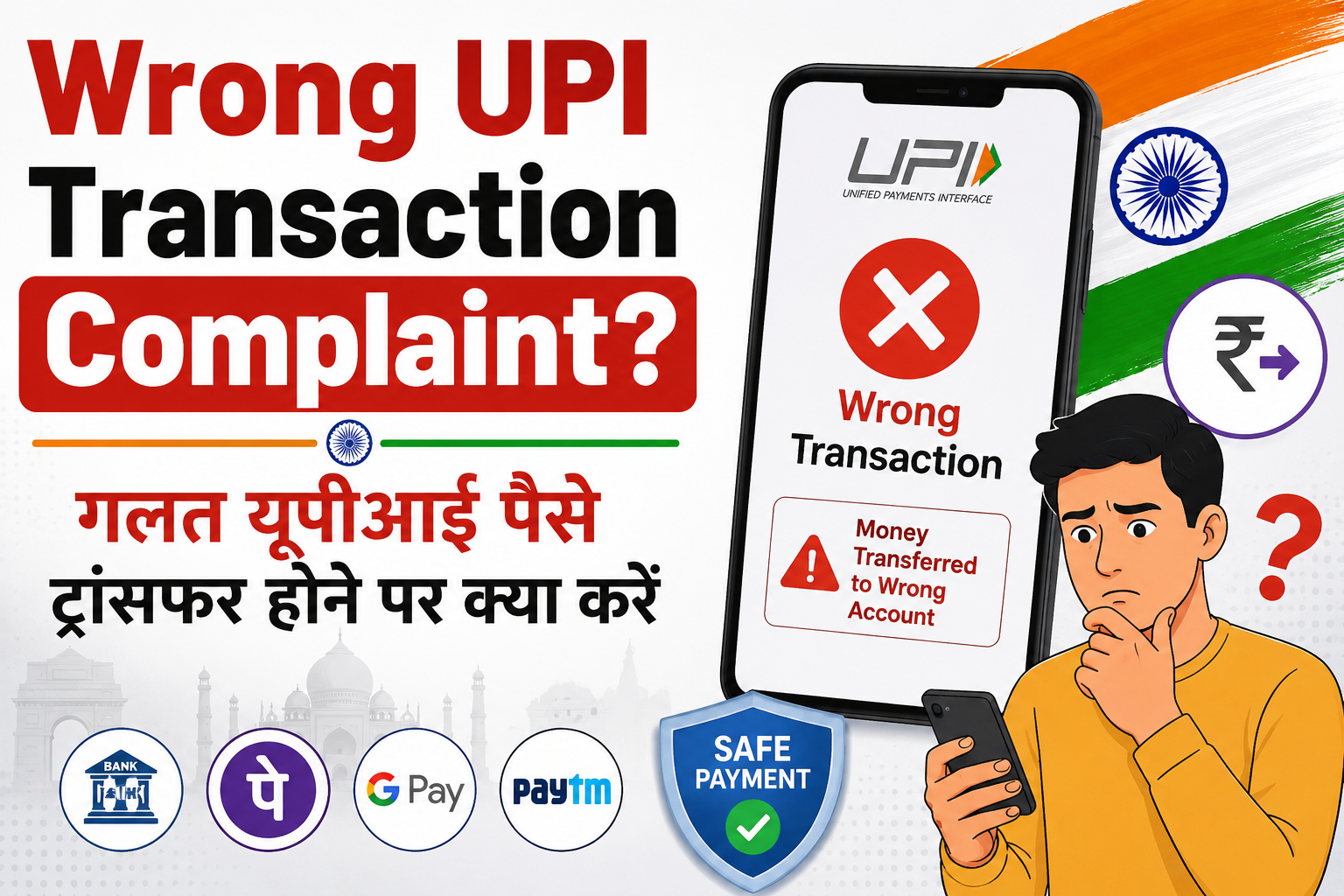 Wrong UPI Transaction Complaint