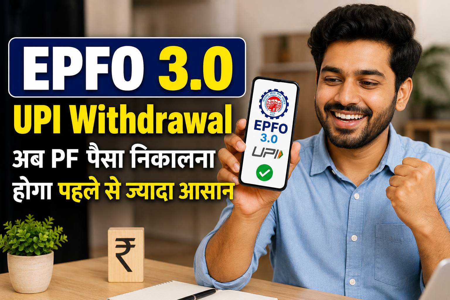 EPFO 3.0 UPI Withdrawal